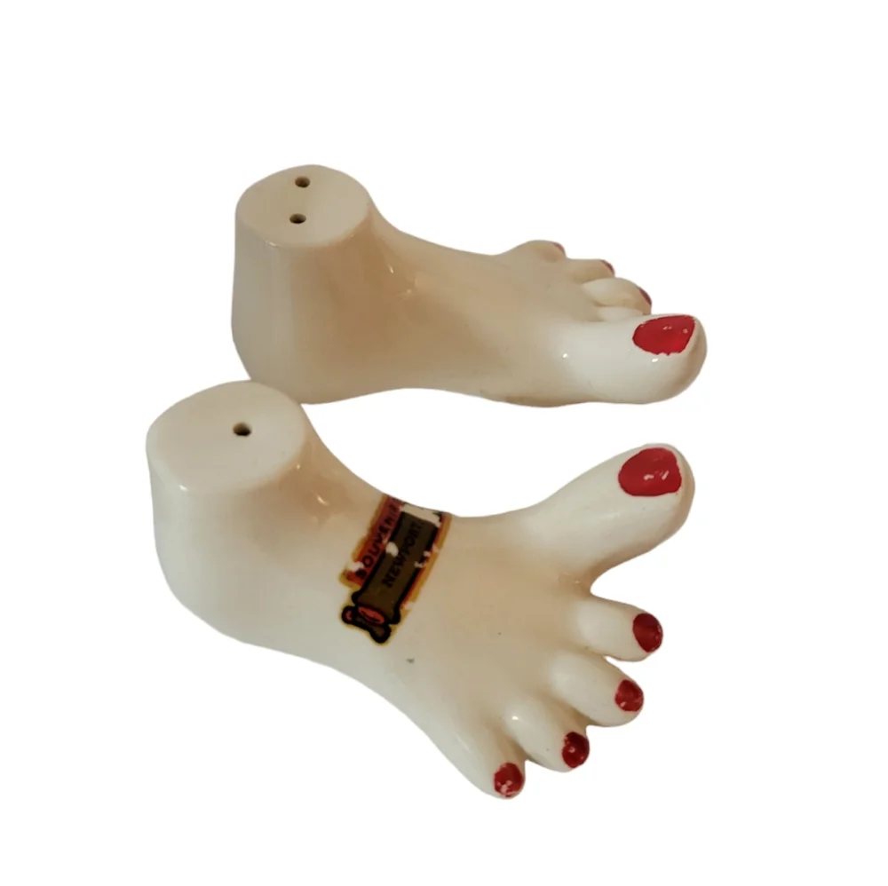 Vintage Feet Salt and Pepper Shaker Set
